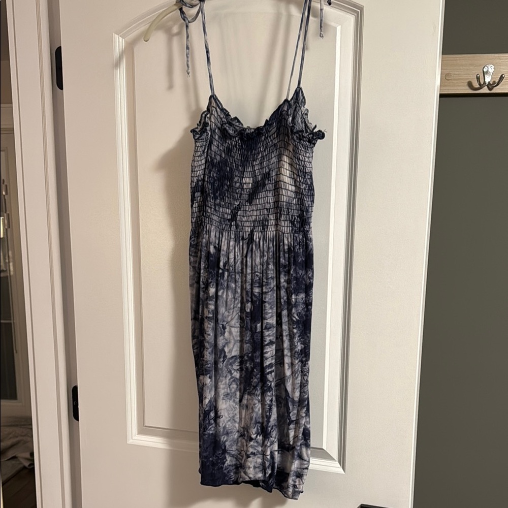 Tie-Dye Spaghetti Strap Dress